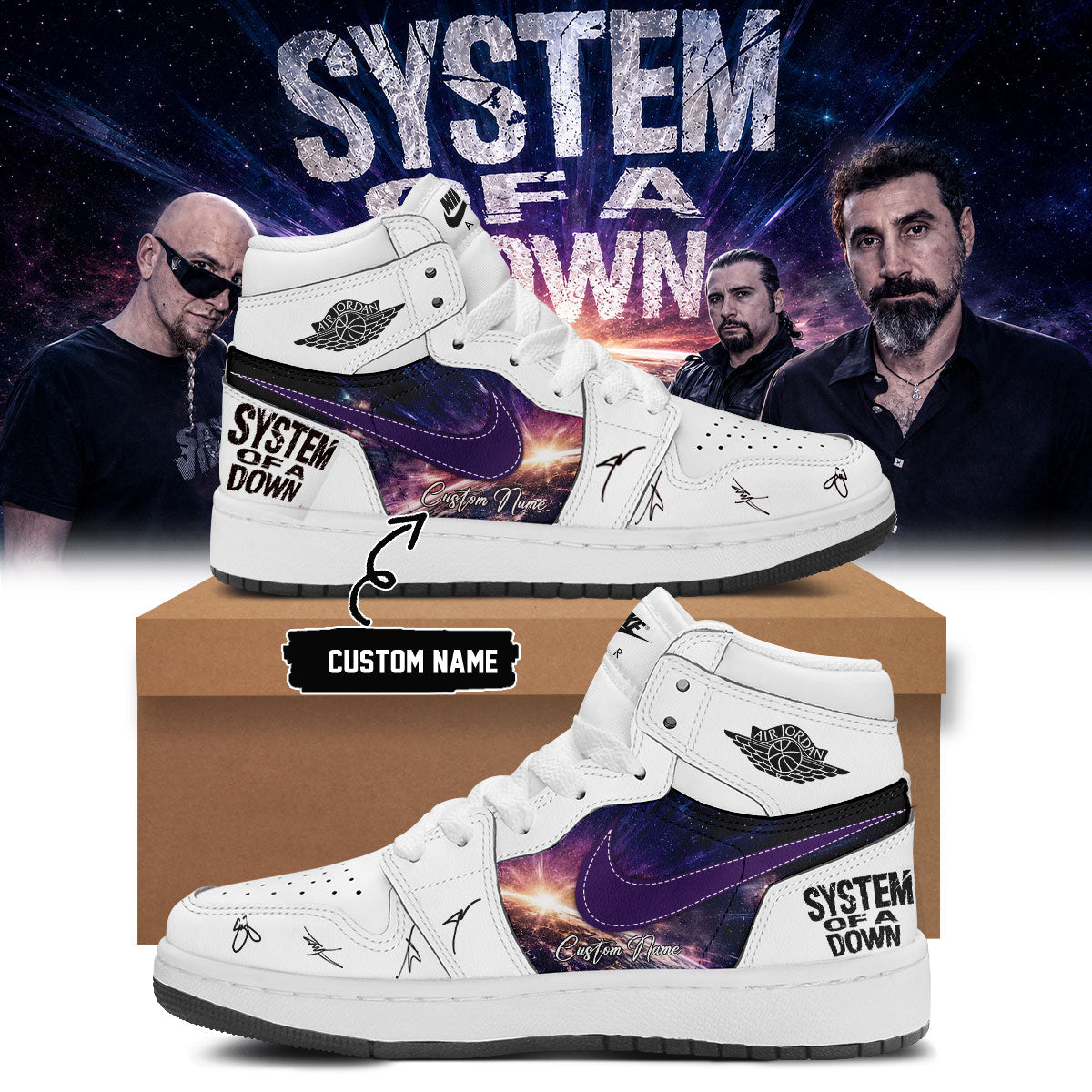 System of a Down "Europe / UK Stadium Tour 2026"  Signature Limited Edition - Shoes 6
