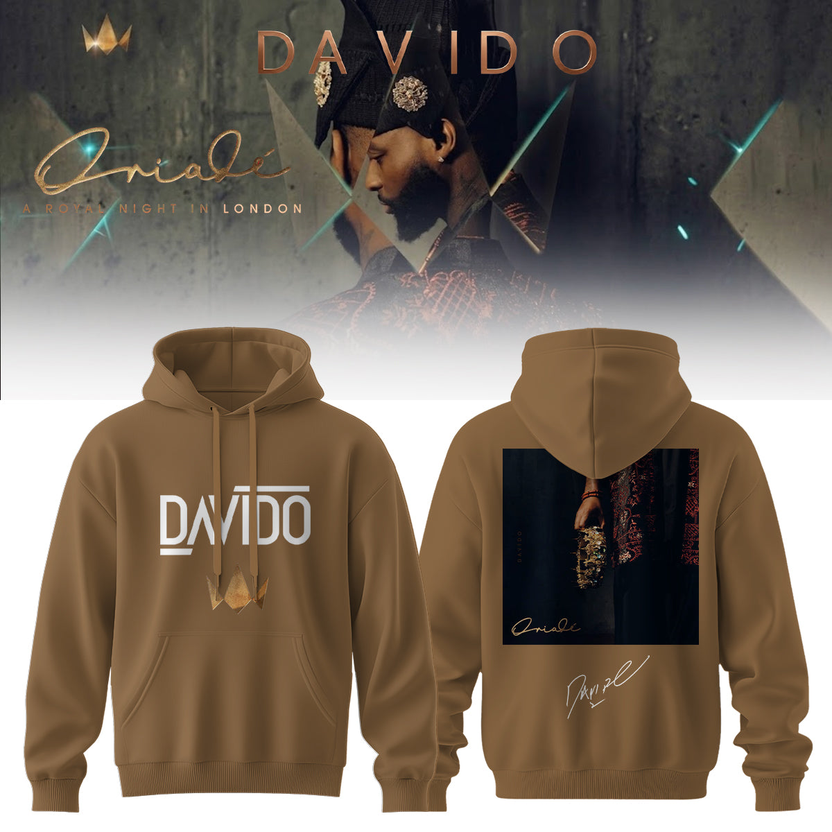 _Davido "A Royal Night In London" 2026 Limited Edition Signature – Hoodie