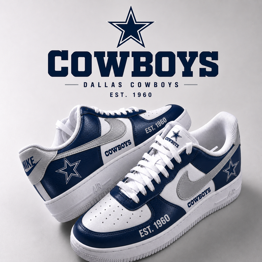 Limited Edition Dallas Cowboys 2026 New AF1 Sneakers