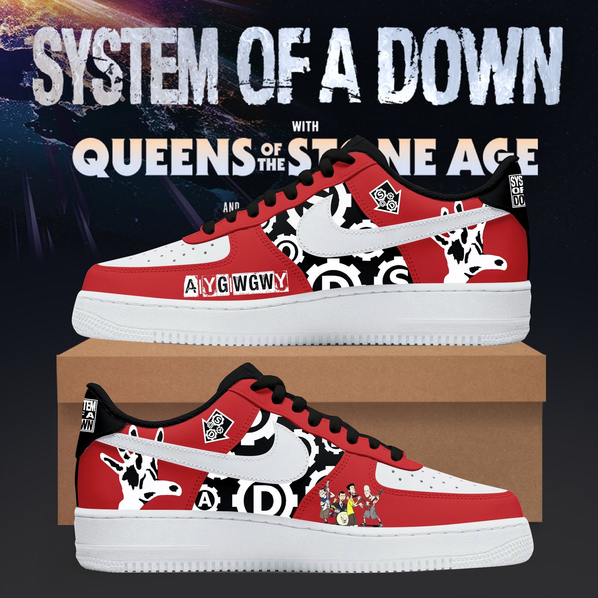 _"WAKE UP" - S.O.A.D Customize AF1