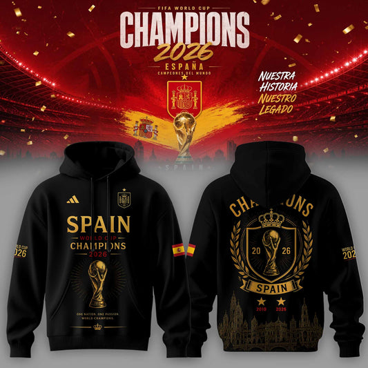 Spain World Cup Champions 2026 Hoodie