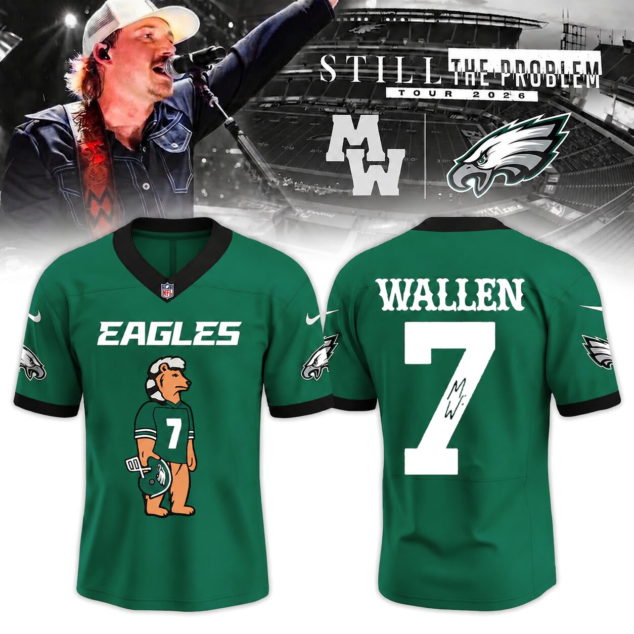 Limited Edition Still The Problem Tour 2026 At Lincoln Financial Field Stadium Jersey HP26072801J16