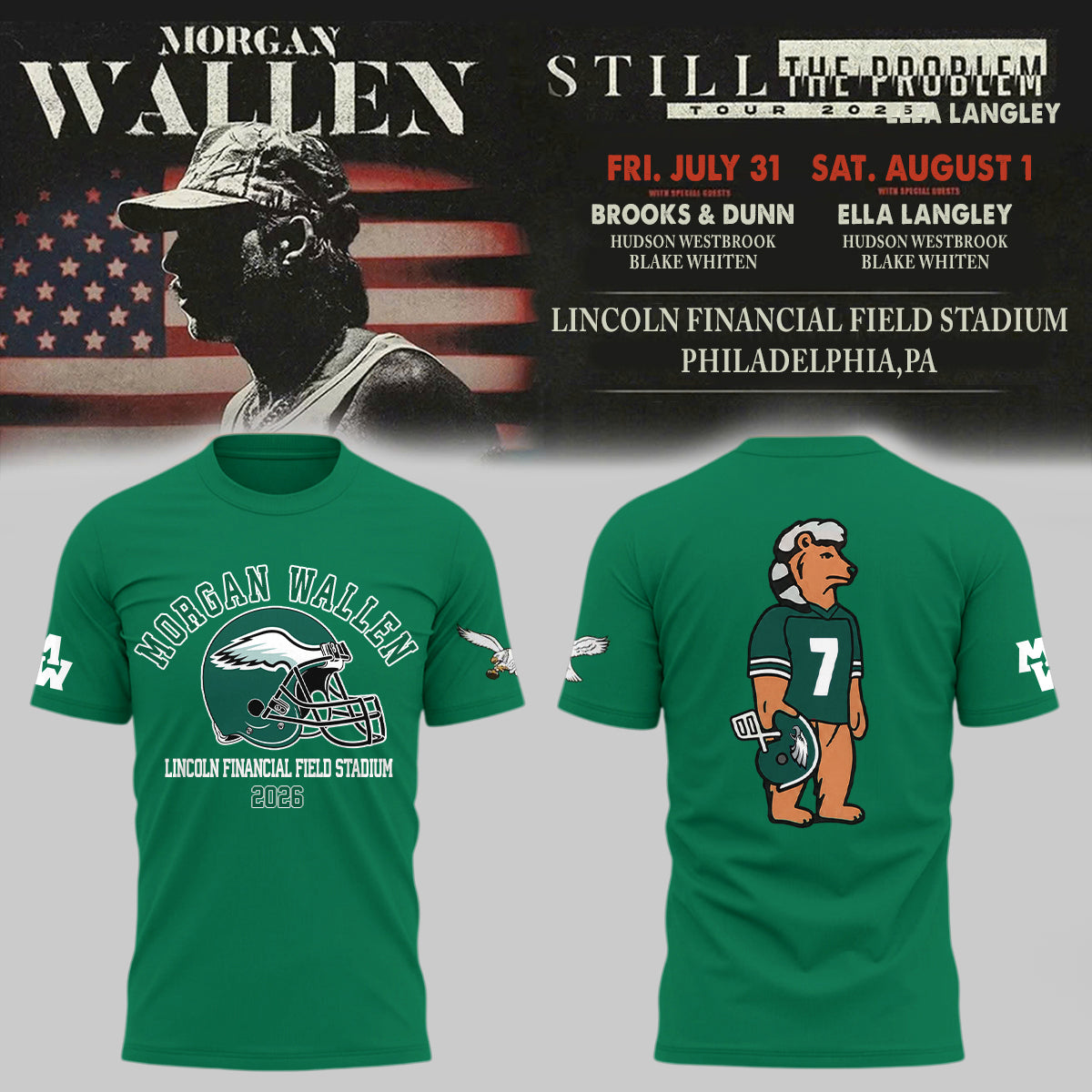 Limited Edition Still The Problem Tour 2026 At Lincoln Financial Field Stadium T-Shirts HP26072801T12