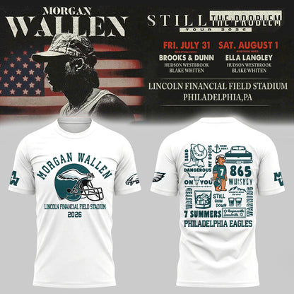 Limited Edition Still The Problem Tour 2026 At Lincoln Financial Field Stadium T-Shirts HP26072801T7