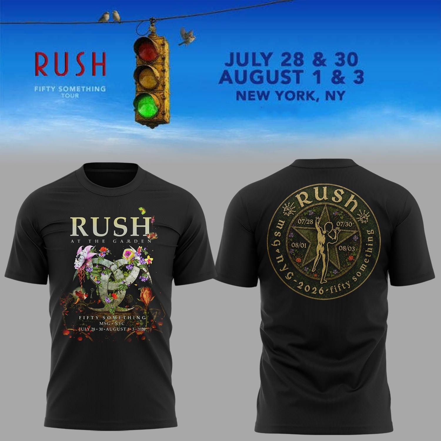 Limited Edition Fifty Something Tour at Madison Square Garden,NY Shirt