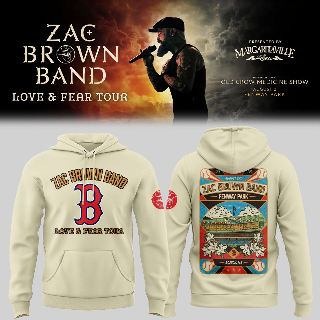 Limited Edition Love &amp; Fear Tour in Fenway Park Hoodie-KC08032621