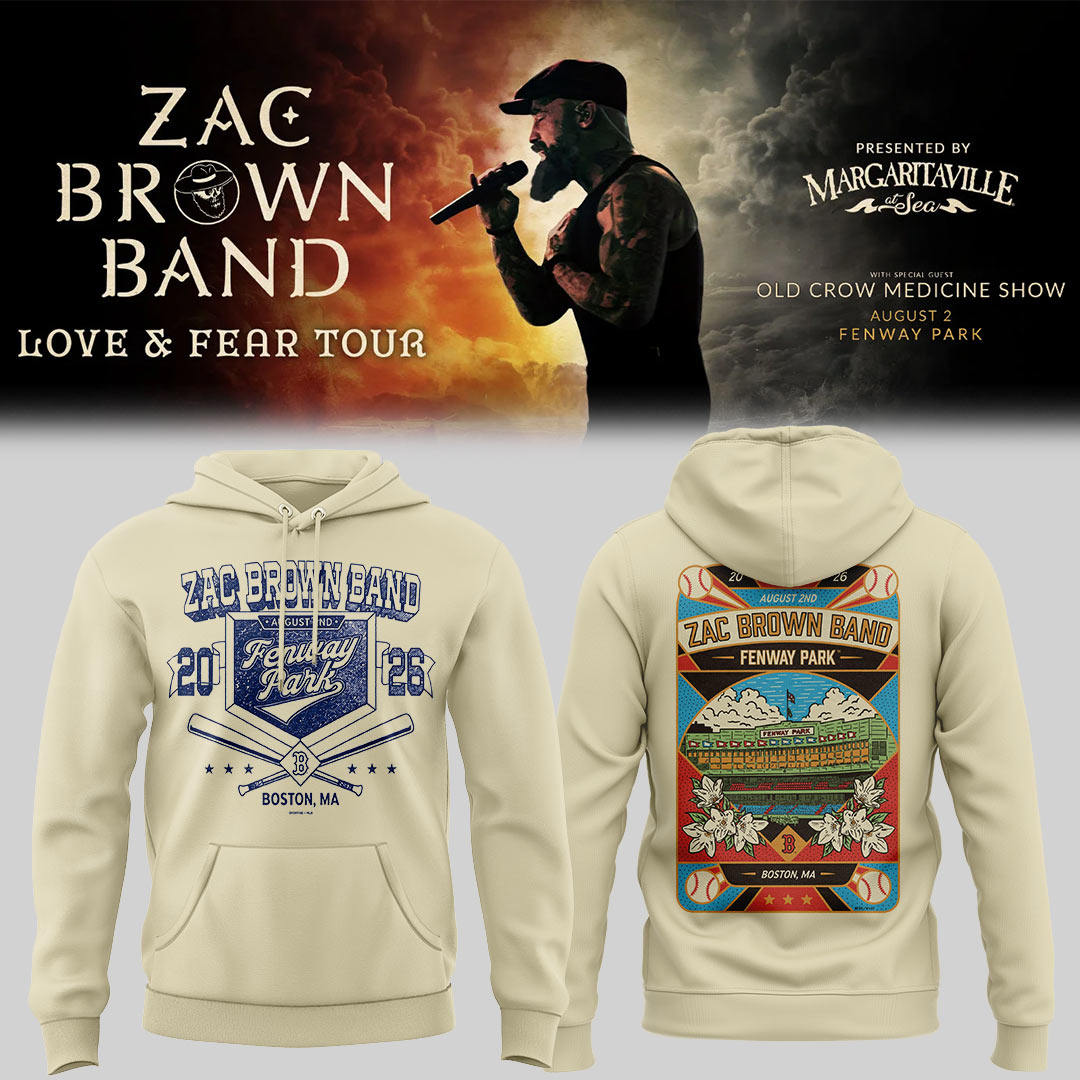 Limited Edition Love &amp; Fear Tour in Fenway Park Hoodie-KC08052602