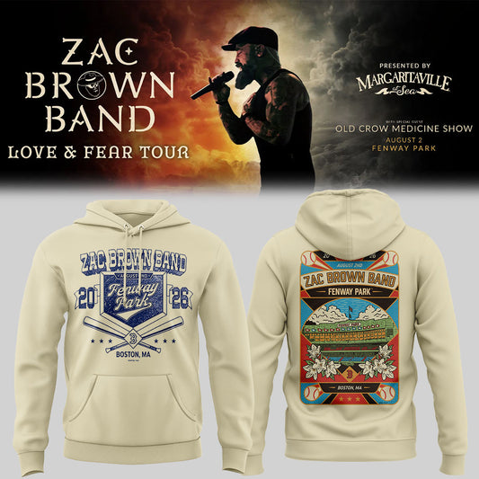 Limited Edition Love &amp; Fear Tour in Fenway Park Hoodie-KC08052602
