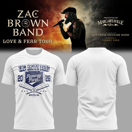 Limited Edition Love &amp; Fear Tour in Fenway Park Shirt-KC08052603