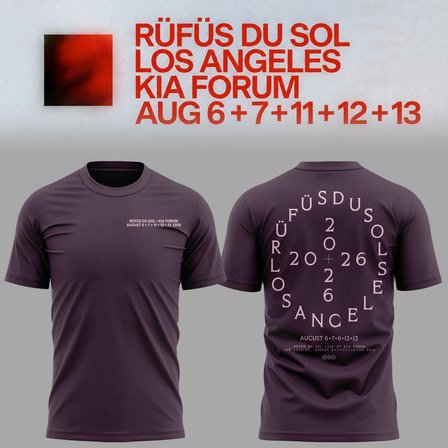 Limited Edition North America 2026 Tour In Kia Forum Shirt-KC08112604