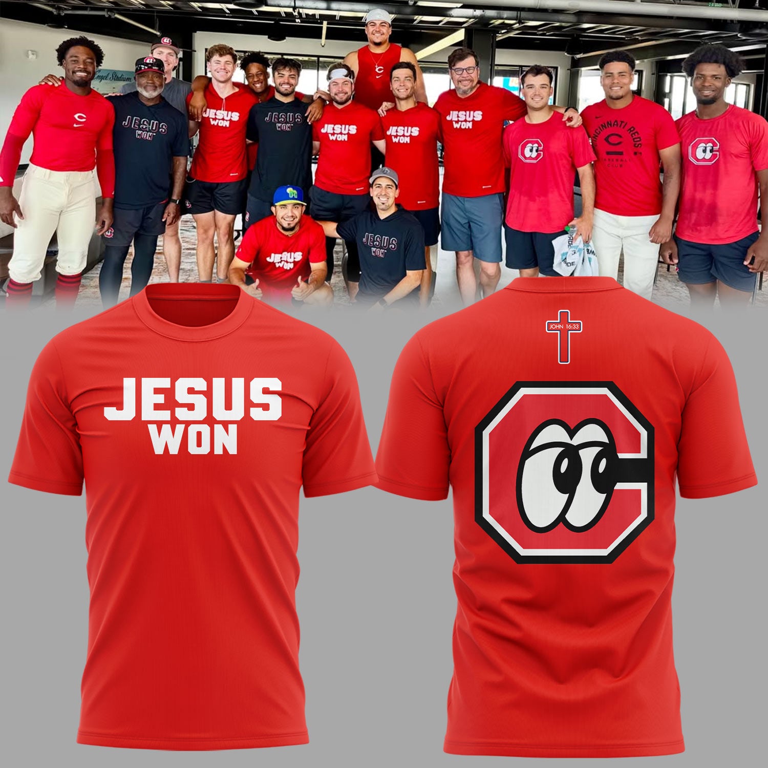 Limited Edition Jesus Won Shirt-KC08142620