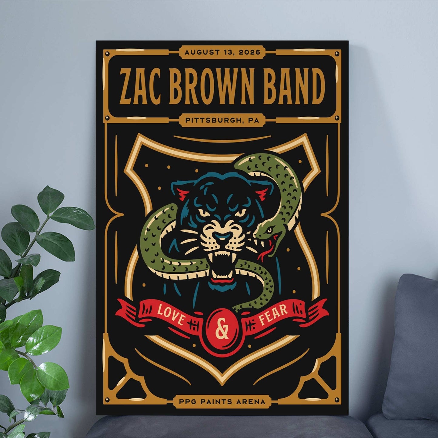 Limited Edition Love &amp; Fear Tour in PPG Paints Arena Poster-KC08142623