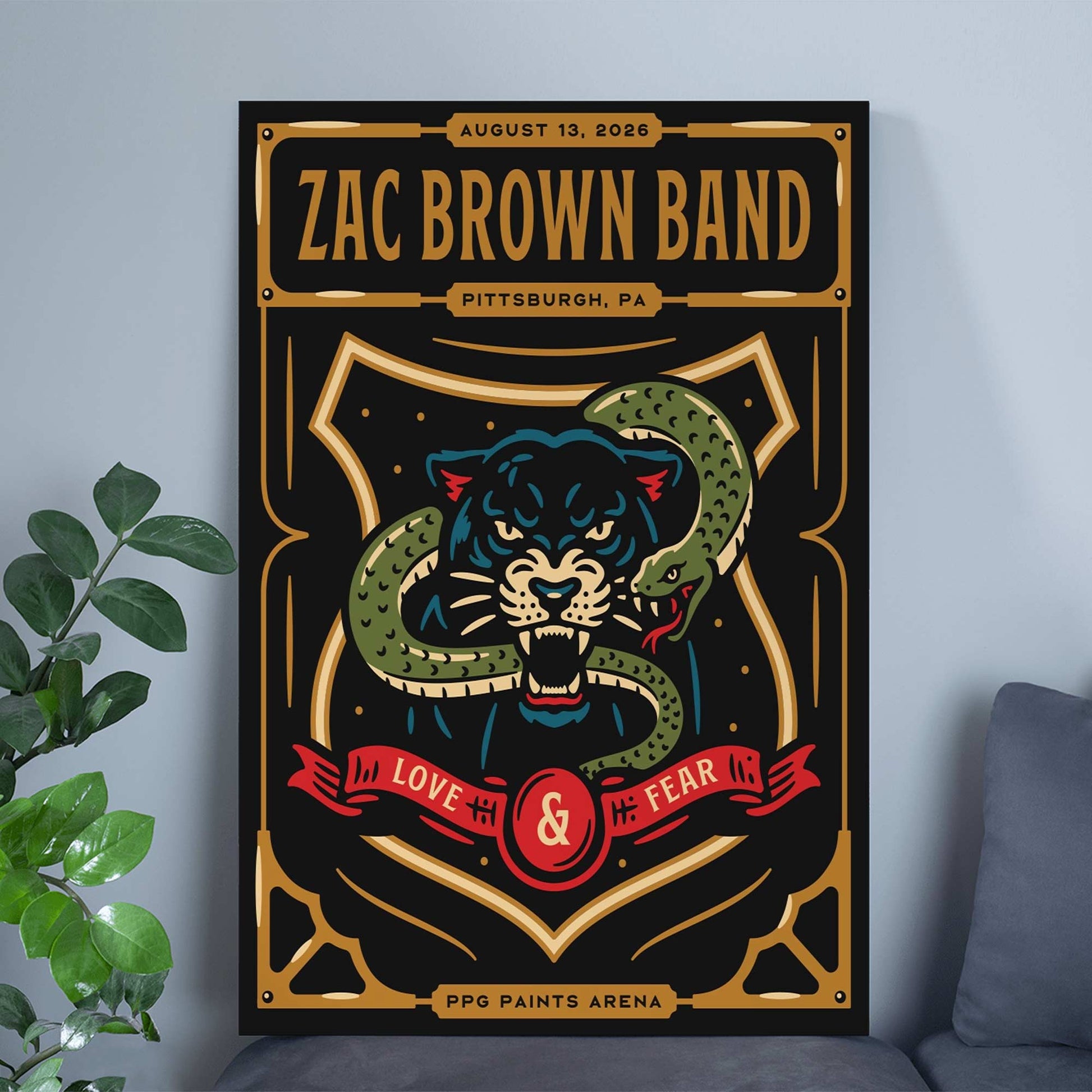 Limited Edition Love &amp; Fear Tour in PPG Paints Arena Poster-KC08142623