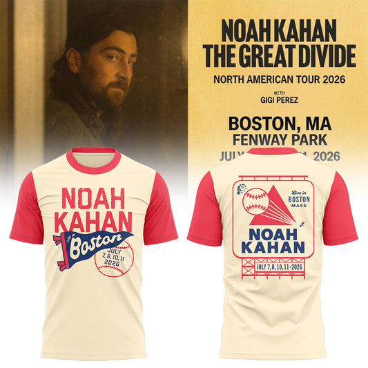 Limited Editon The Great Divide Tour At Fenway Park Boston Tshirt