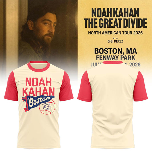 Limited Editon The Great Divide Tour At Fenway Park Boston Tshirt