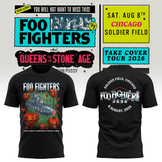 FF 🎸🎤 “Take Cover Tour 2026” in Chicago,IL TShirt