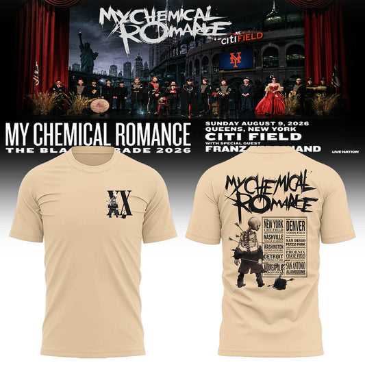 Limited Edition MCR Long Live The Black Parade Tour US 2026 Tshirt
