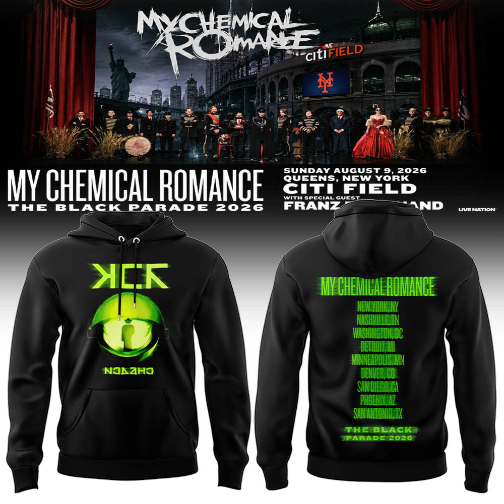Limited Edition MCR Long Live The Black Parade Tour US 2026 Hoodie