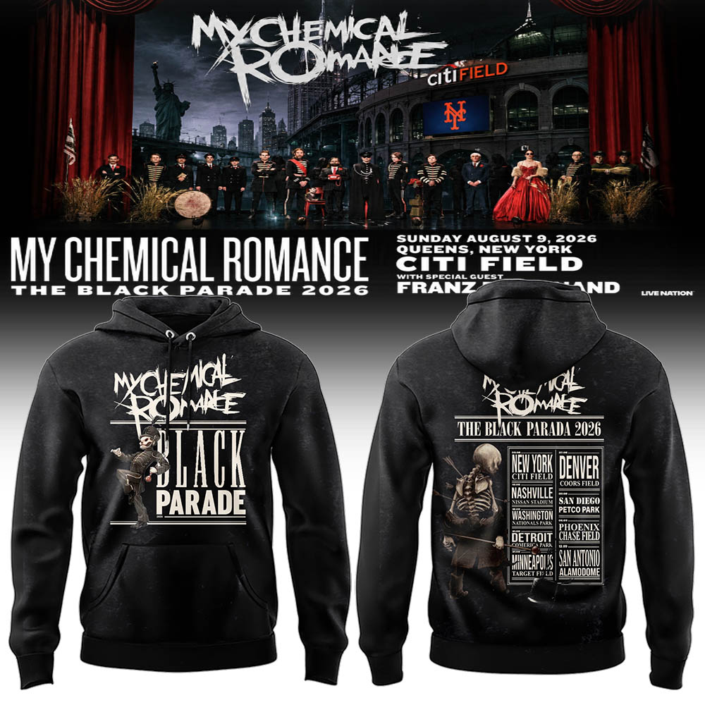 Limited Edition MCR Long Live The Black Parade Tour US 2026 Hoodie