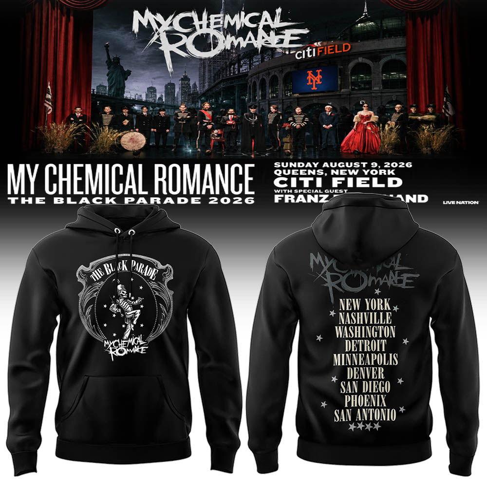 Limited Edition MCR Long Live The Black Parade Tour US 2026 Hoodie