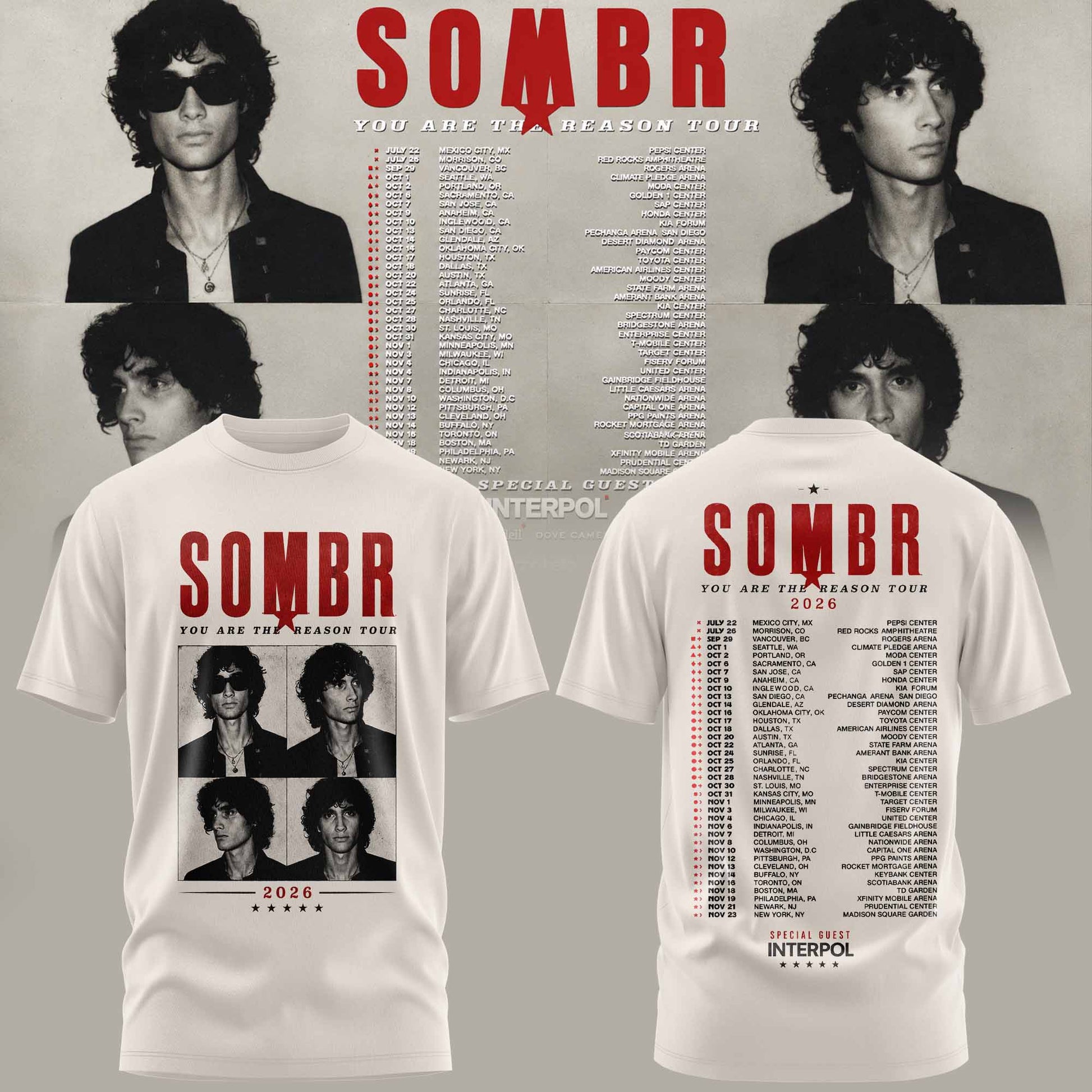 You Are The Reason Tour Premium 3D Tshirt - Style 1