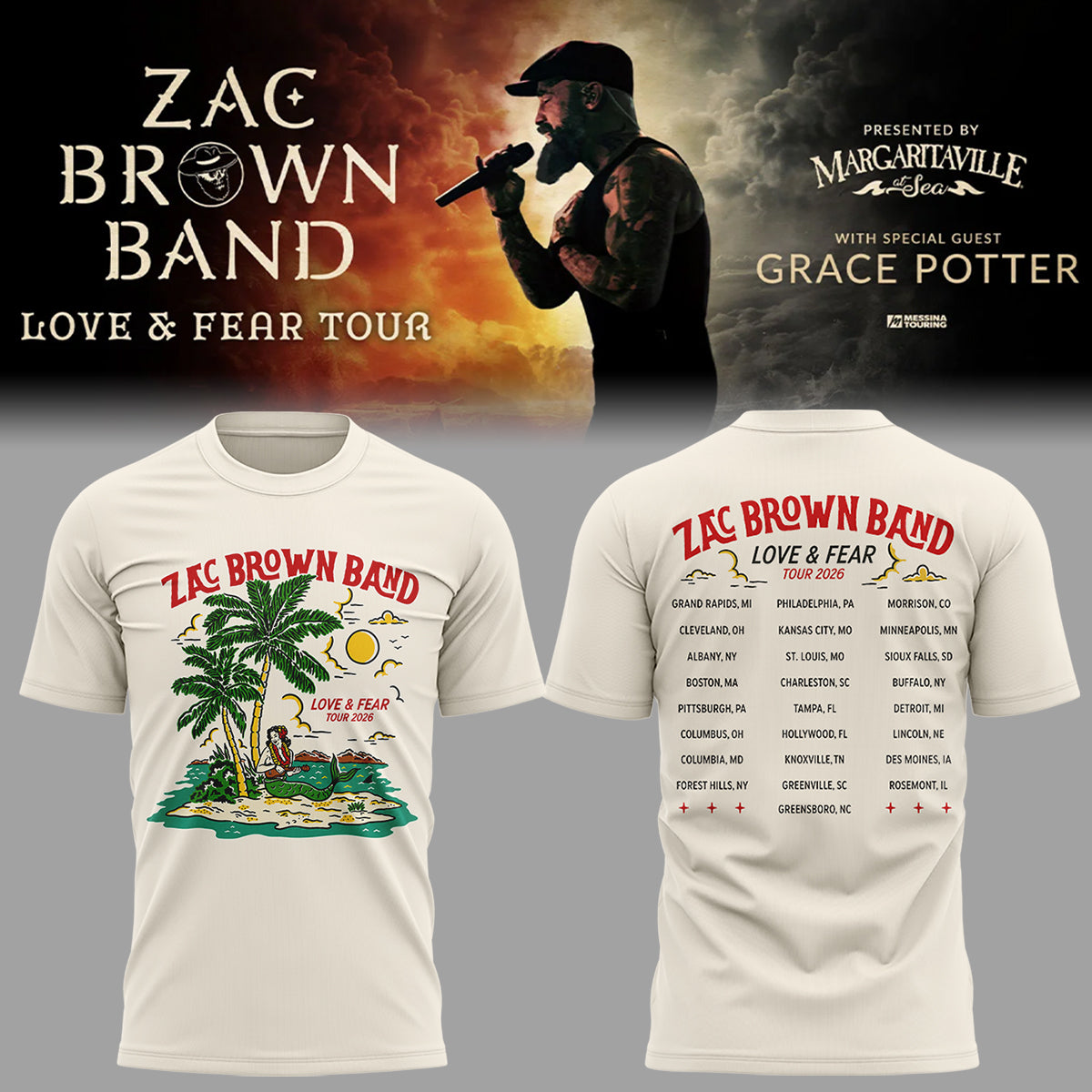 Limited Edition Love & Fear Tour Shirt