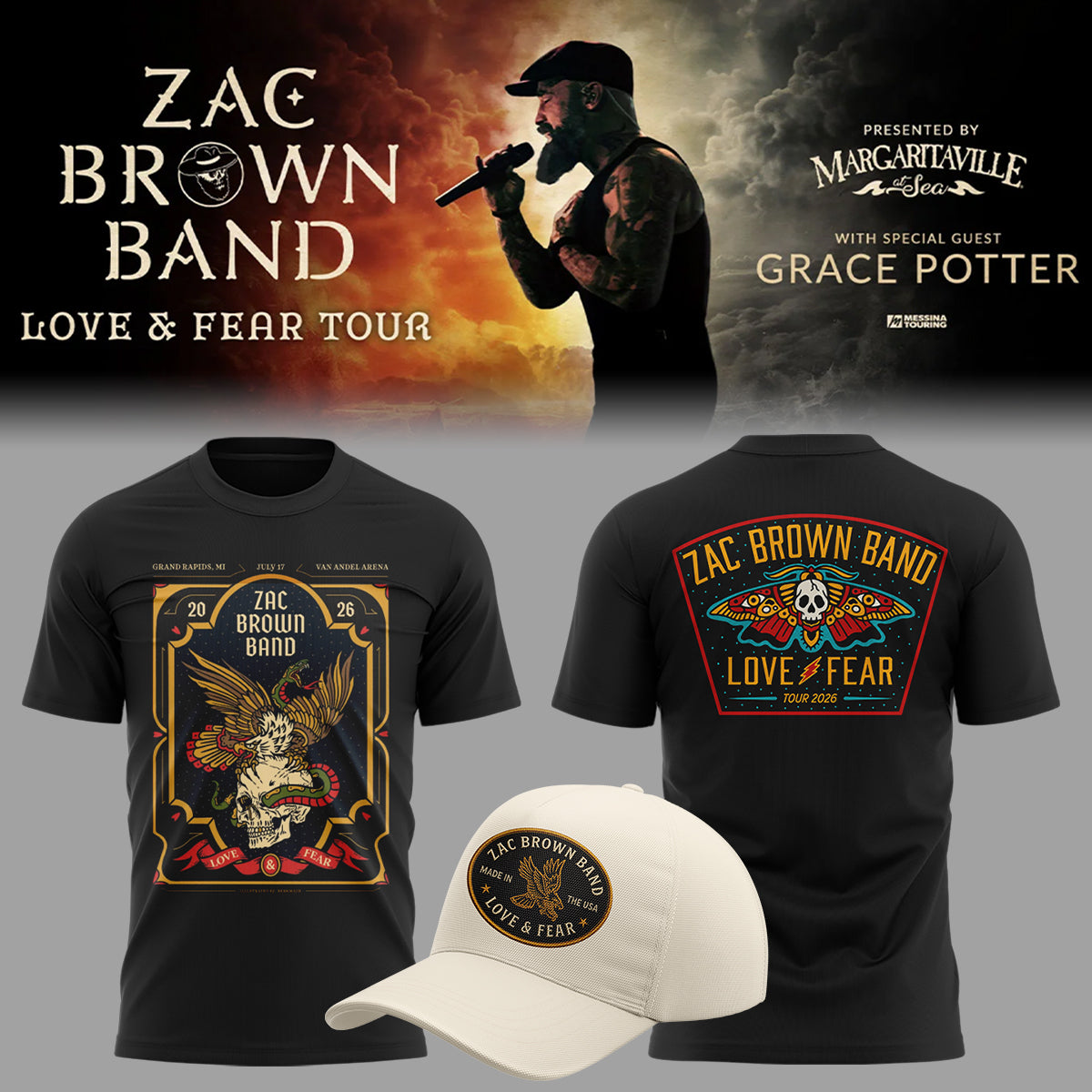 Limited Edition Love & Fear Tour in Grand Rapids,MI Shirt