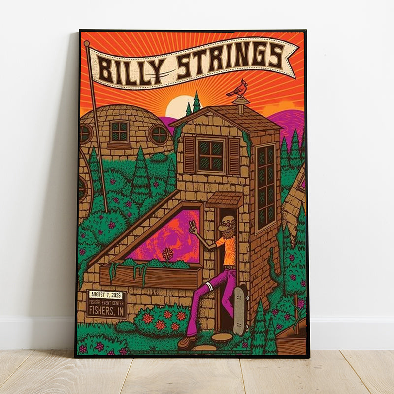 Limited Edition Billy Strings tour 2026 poster-ND08072608