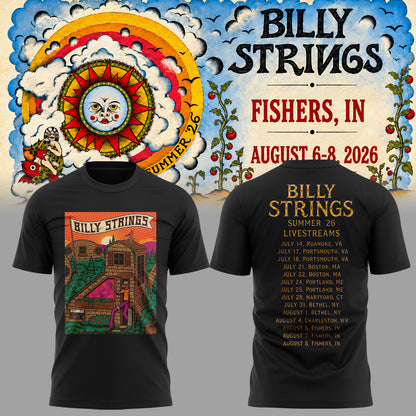 Limited Edition Billy Strings tour 2026 tshirt-ND08072620