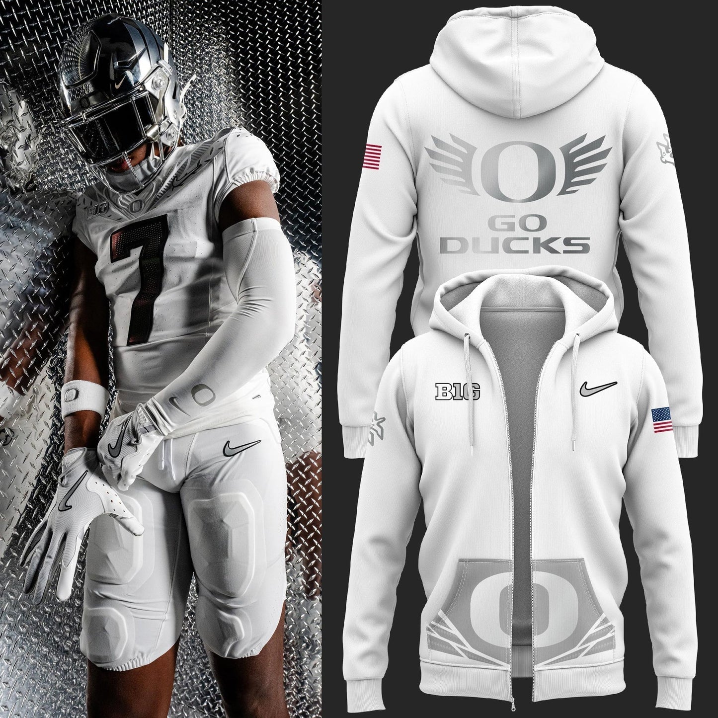 Oregon Ducks "Generation O Warp Speed" ZIP Hoodie