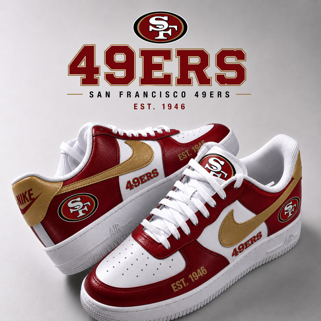 49ers - New AF1 Sneakers