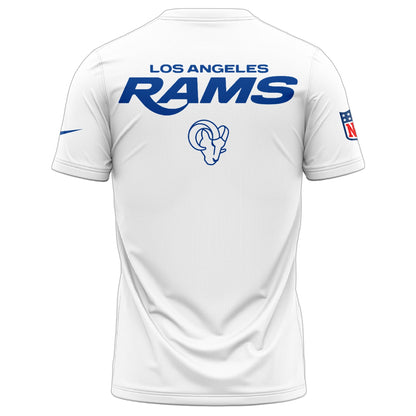 LAR Rams Classic Sol White Tee