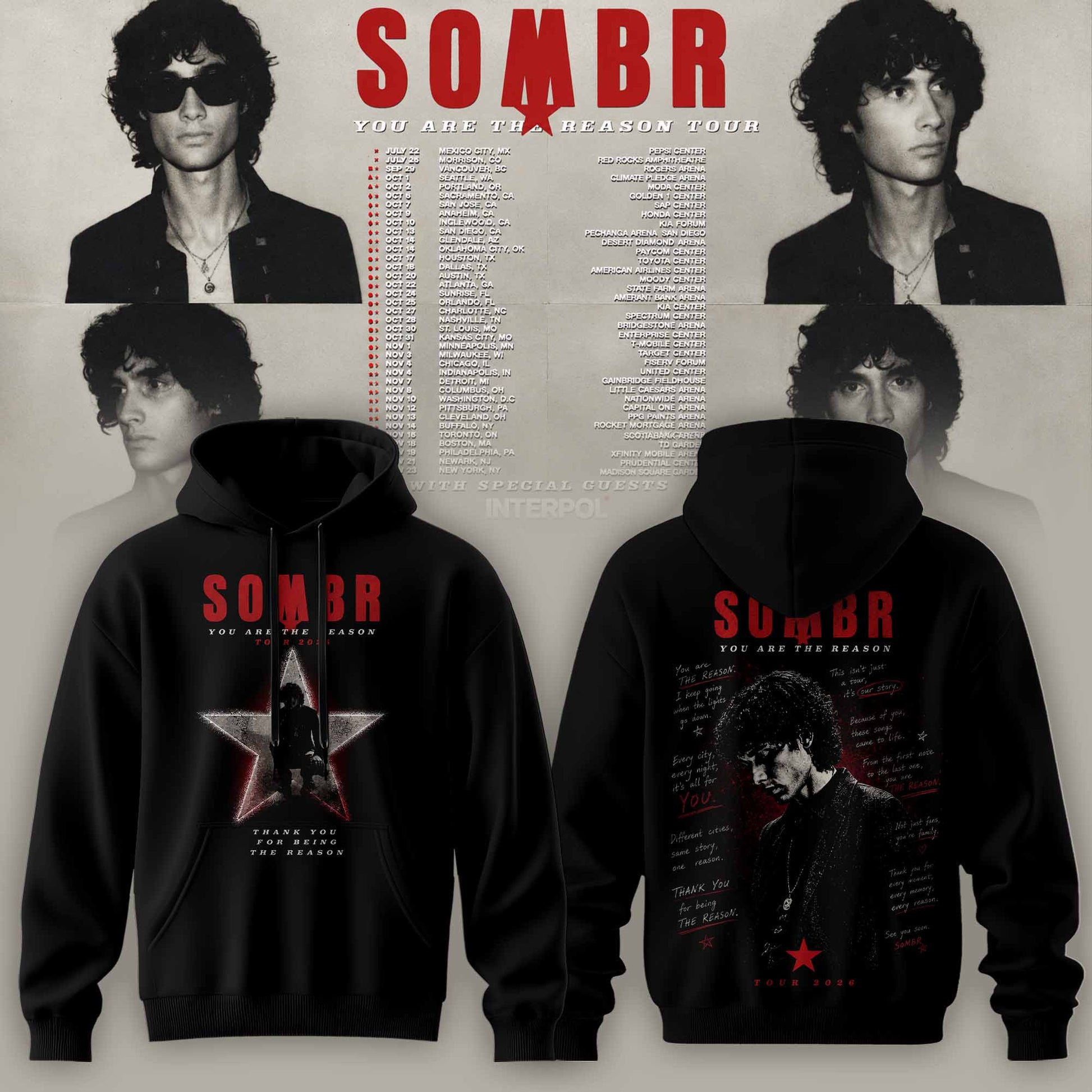 You Are The Reason Tour Premium 3D Hoodie - Style 4