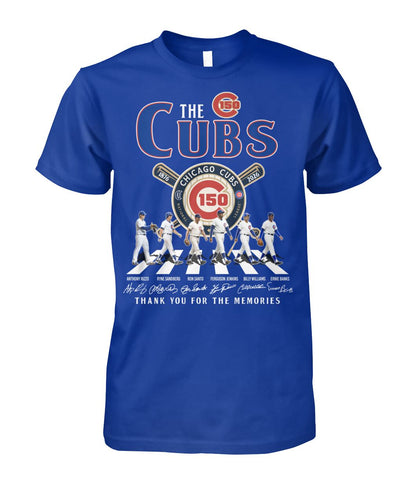 Chicago Cubs White 150th Anniversary Limited Tee