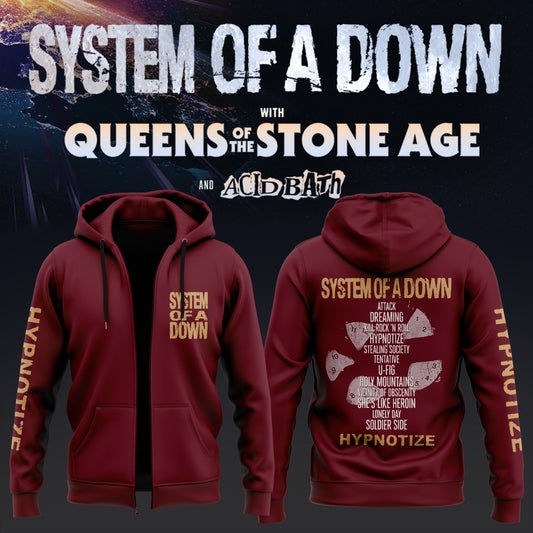 S.O.A.D -  UK &amp; EU Tour 2026 Limited ZipHoodie