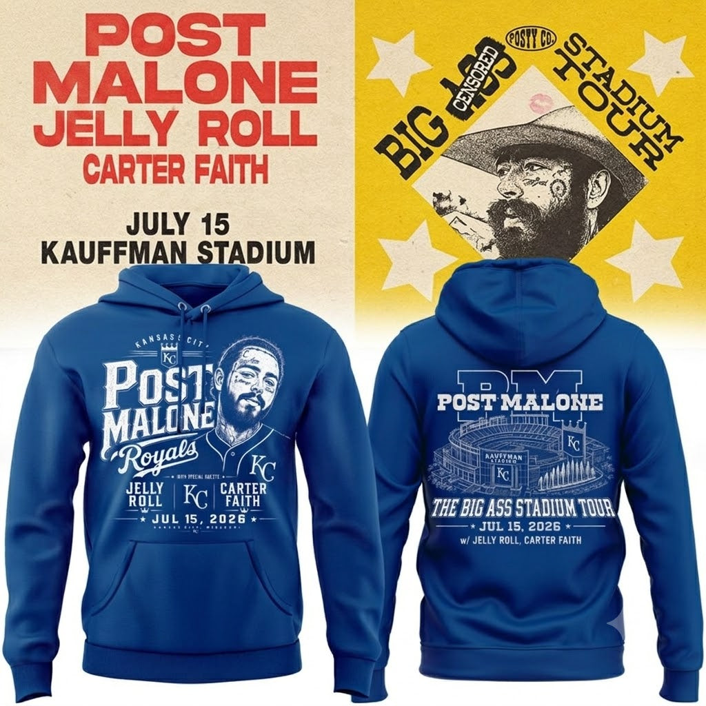 Royals x Post Malone Concert 2026 Limited Edition Shirt