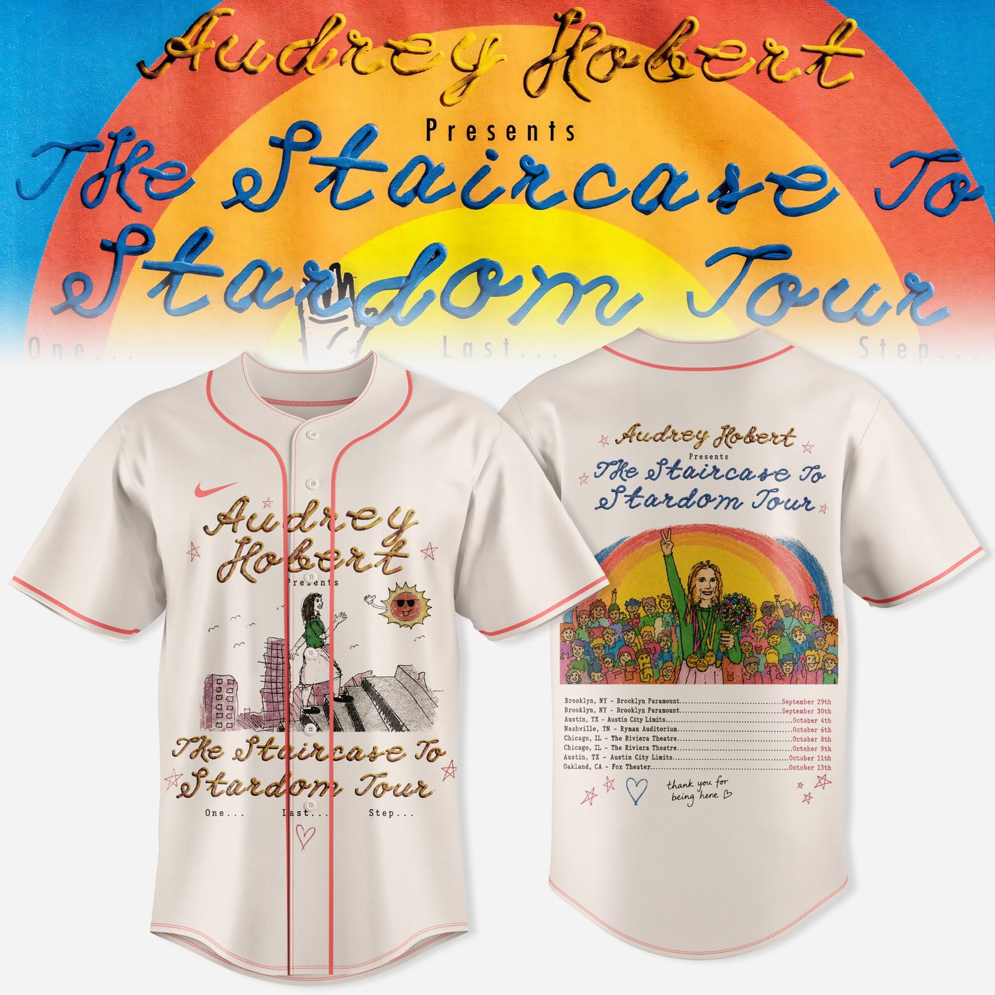 _AUDREY HOBERT – THE STAIRCASE TO STARDOM TOUR JERSEY
