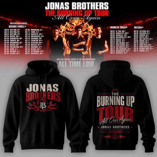 .Jns Bros The Burning Up Tour All Over Again 3D All-Over Print Hoodie V5