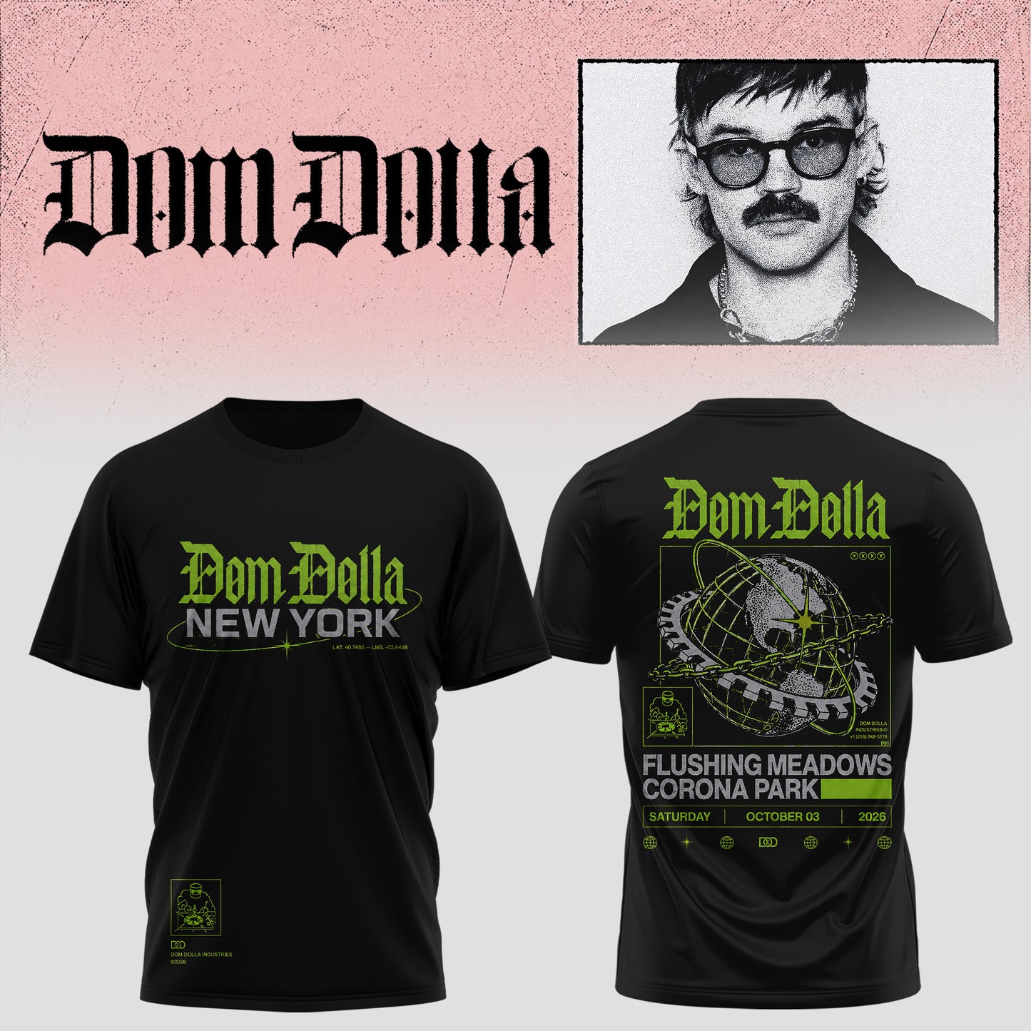DOM DOLLA TOUR COLLECTION TEE