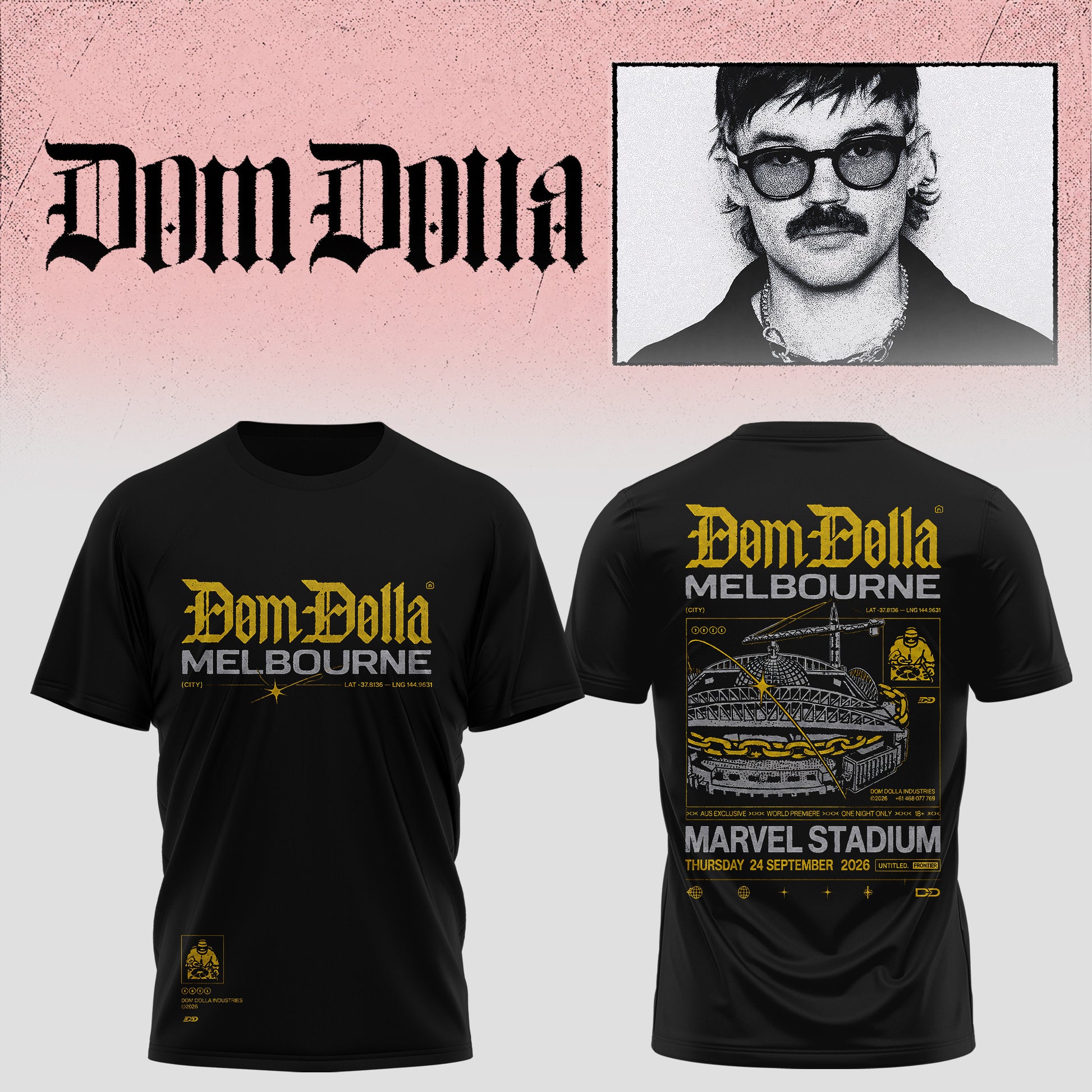 DOM DOLLA TOUR COLLECTION TEE
