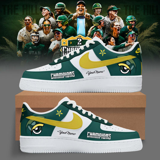 Utah Talons AUSL 2026 Champions Personalized 3D Custom Sneakers - Athletic Green Edition