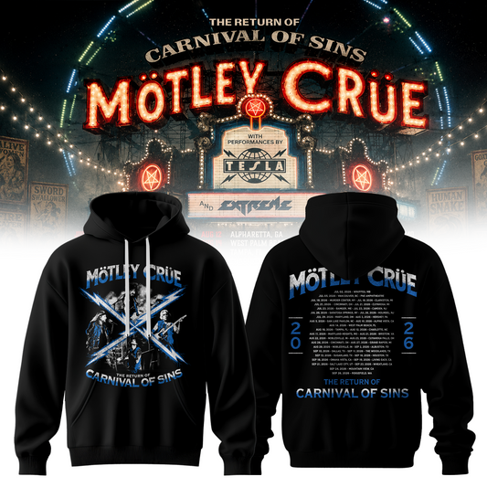 The Return of Carnival of Sins Tour 2026 Premium 3D Hoodie - Classic Streetwear