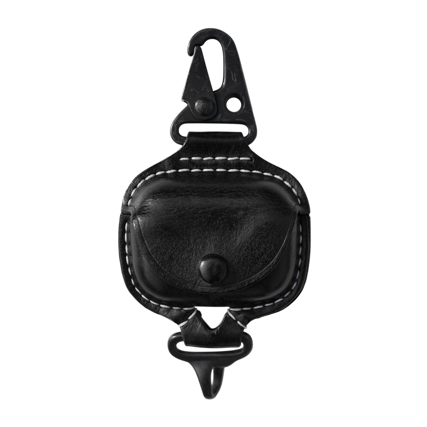 AirPods Pro Leather Strap Protective Case For AirPods Pro Headphone Case , with Fine Metal Carabiner/Earbuds Accessories Thanksgiving Gift