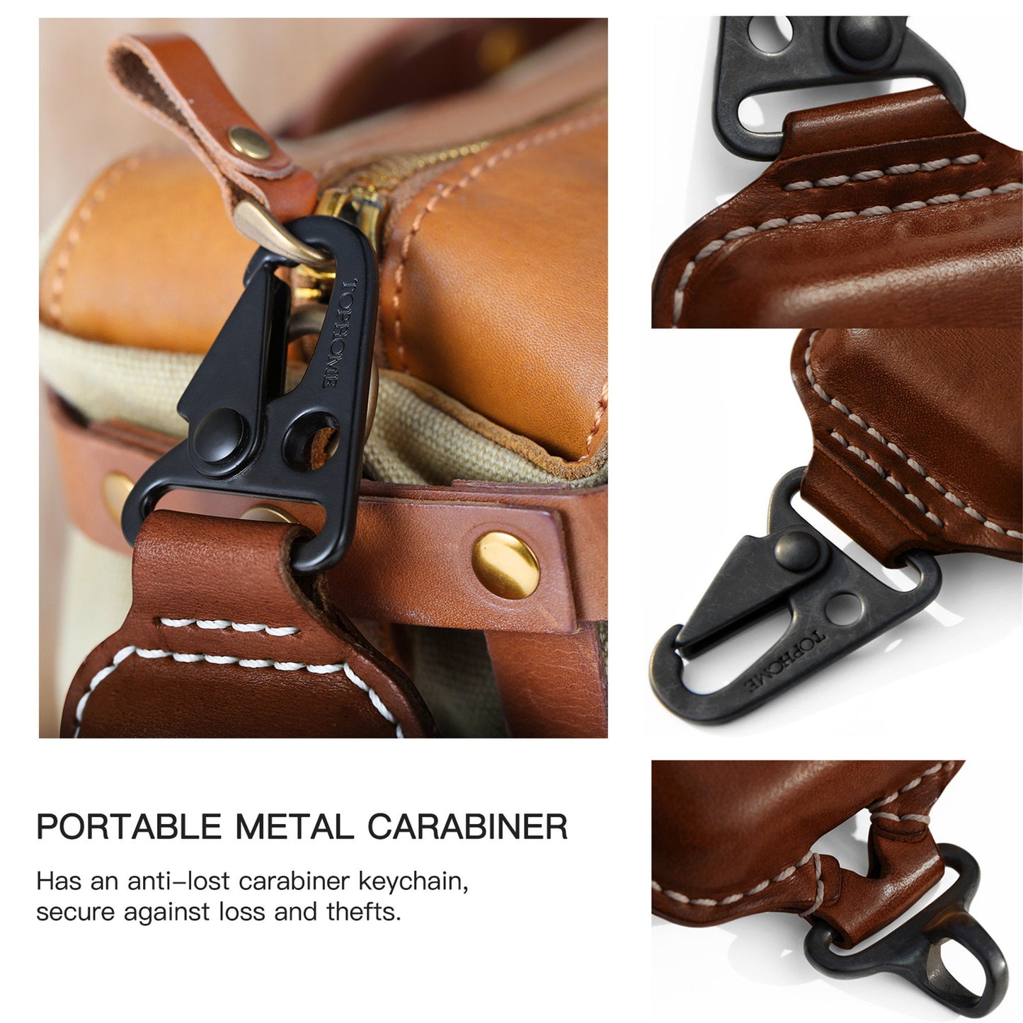 AirPods Case Premium Leather Cover for Airpods 3 Cases with Fine Metal Carabiner/Earbuds Accessories Airpods 3rd Thanksgiving Gift