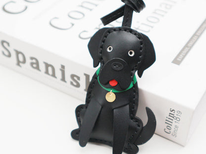 Personalized custom pets dog,Leather Bag Charm,Labrador Retriever Leather Charm,Handbag and Purse Charm,dog Keychain,pets birthday Gift