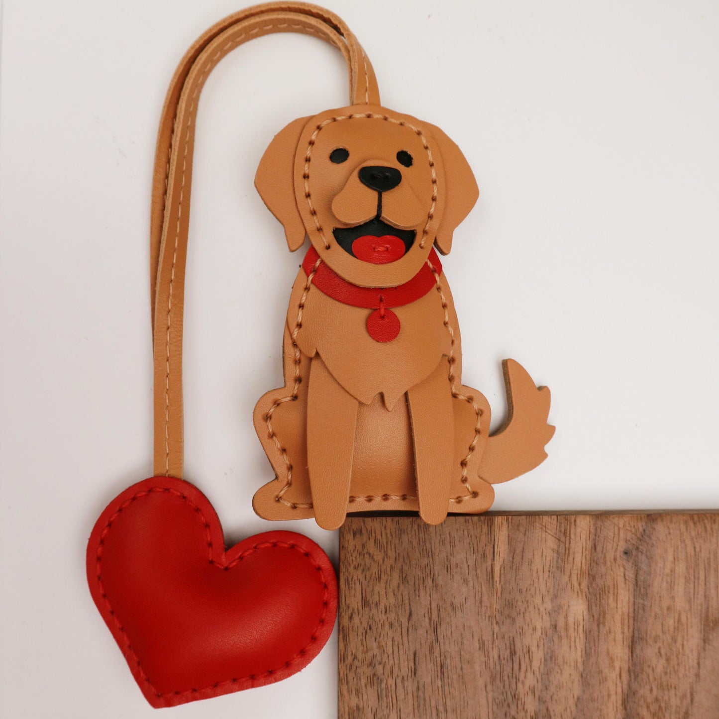 Personalized custom pets dog,Leather Bag Charm,Labrador Retriever Leather Charm,Handbag and Purse Charm,dog Keychain,pets birthday Gift