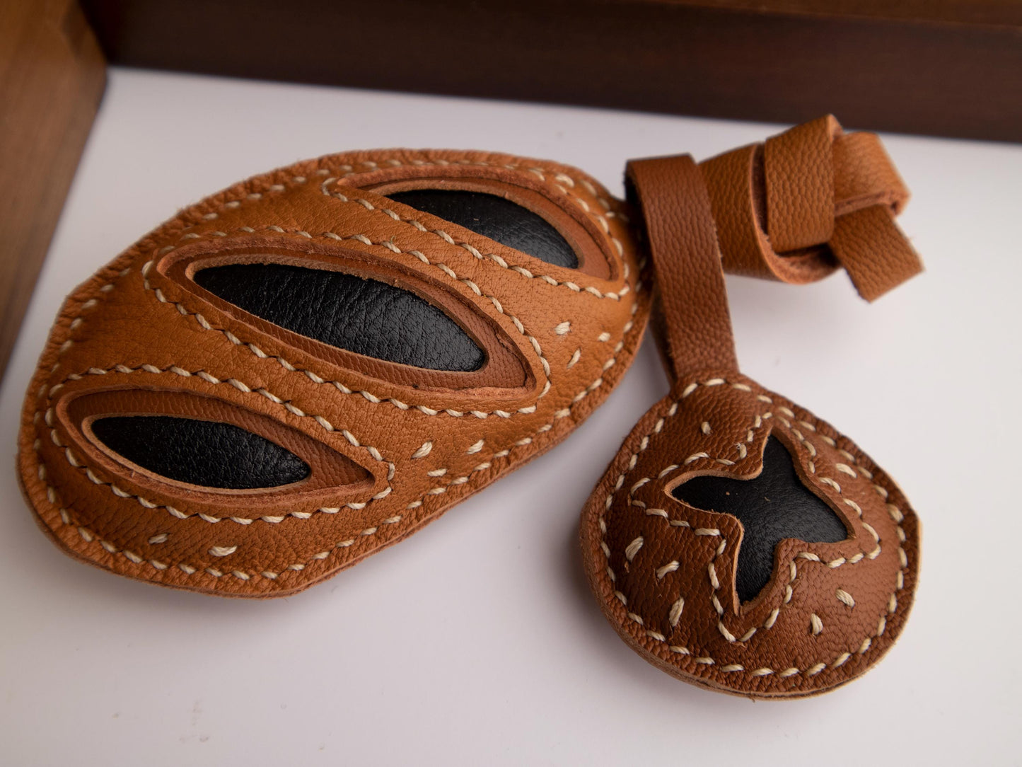 Leather Bread Charm,Leather Bag Charm, Leather Handbag/Purse Charm, French Baguette Pretzel Keychain,Handmade best Baker Leather Gift