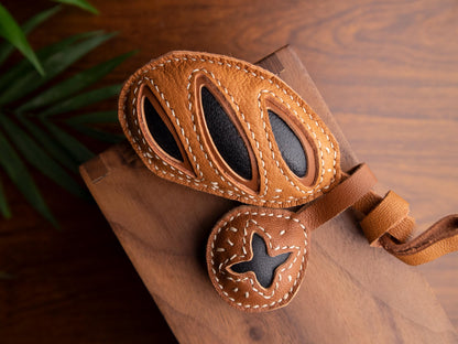 Leather Bread Charm,Leather Bag Charm, Leather Handbag/Purse Charm, French Baguette Pretzel Keychain,Handmade best Baker Leather Gift
