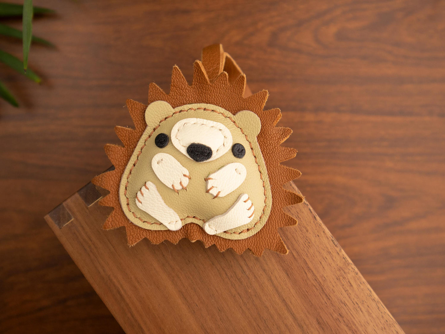 Handmade Leather Hedgehog Charm,Leather Bag Charm, Cute Hedgehog Leather Purse Charm, Hedgehog Keychain, Leather Gift, Bag Charm for Handbag