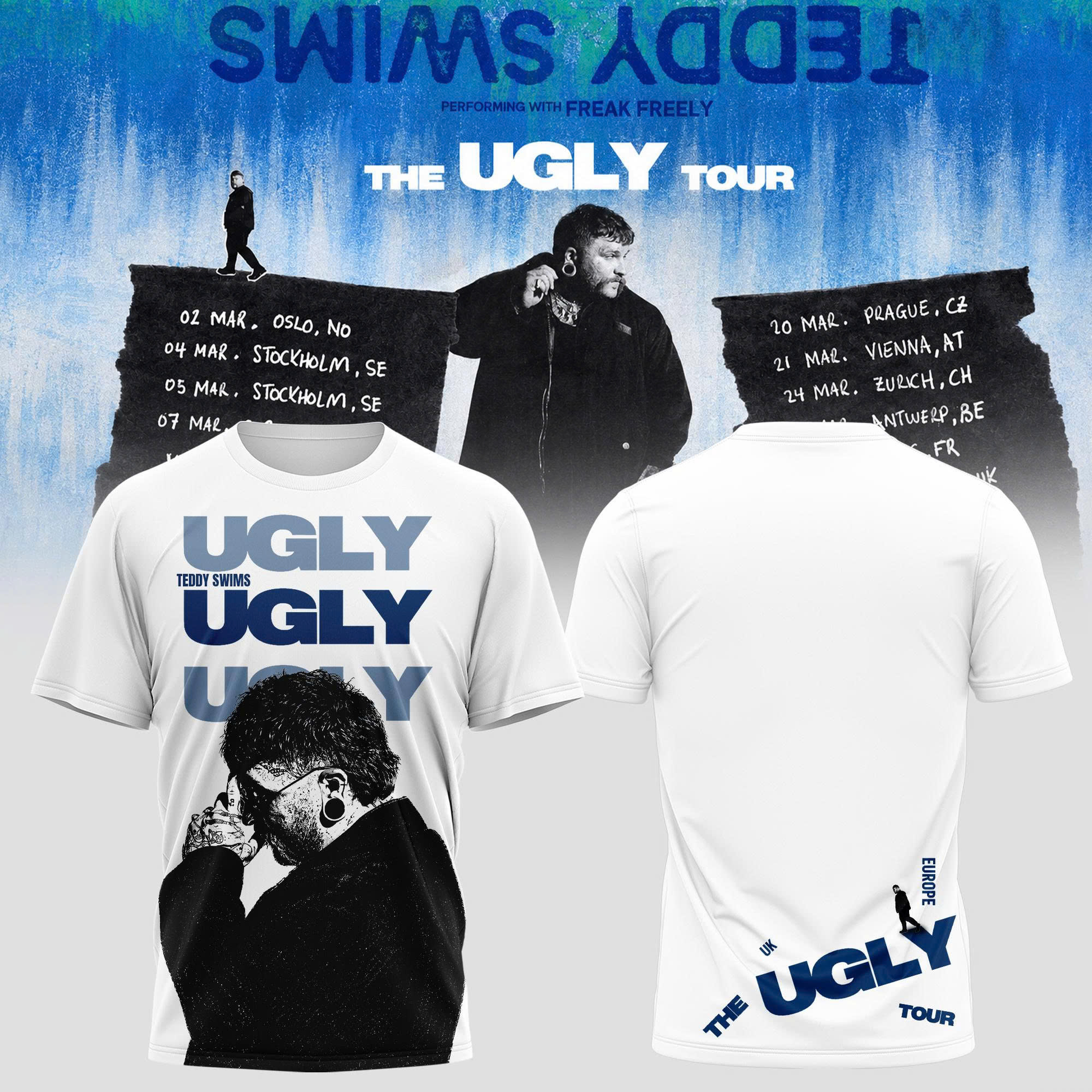 .The Ugly Tour Europe &amp; UK '27 T-Shirt